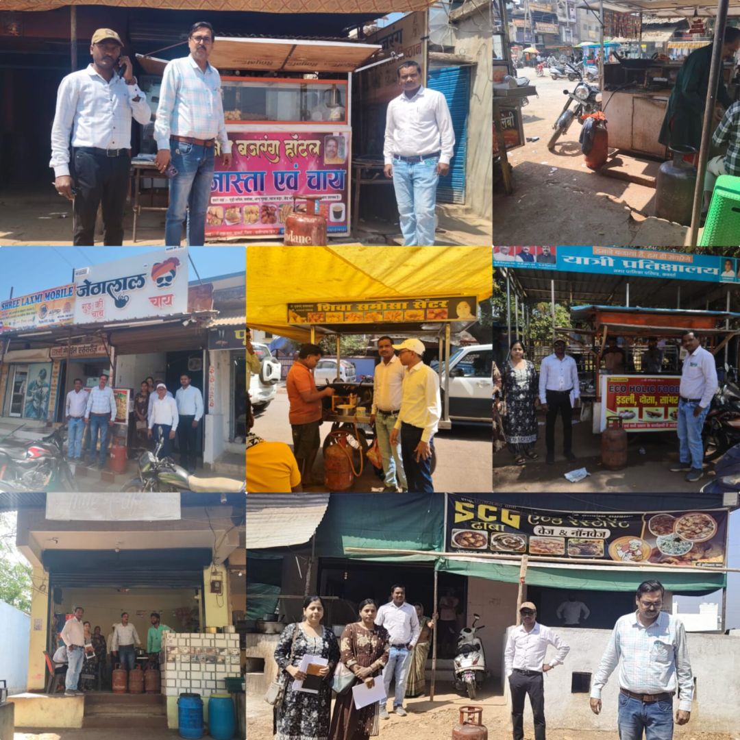 घरेलू गैस सिलेंडर के व्यावसायिक उपयोग पर प्रशासन की सख्ती, ग्यारह प्रतिष्ठानों से सिलेंडर जब्त