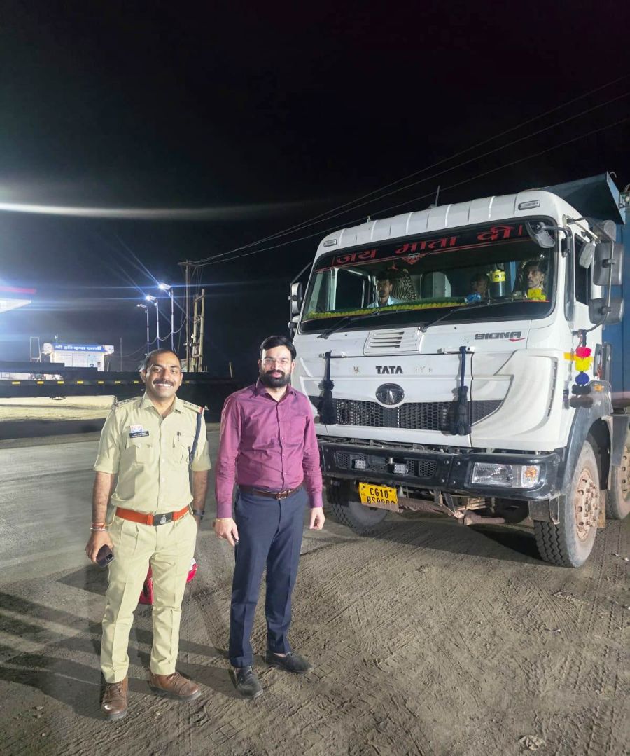 रेत के अवैध परिवहन पर की गई कार्रवाई: 13 हाईवा व 3 ट्रैक्टर जब्त