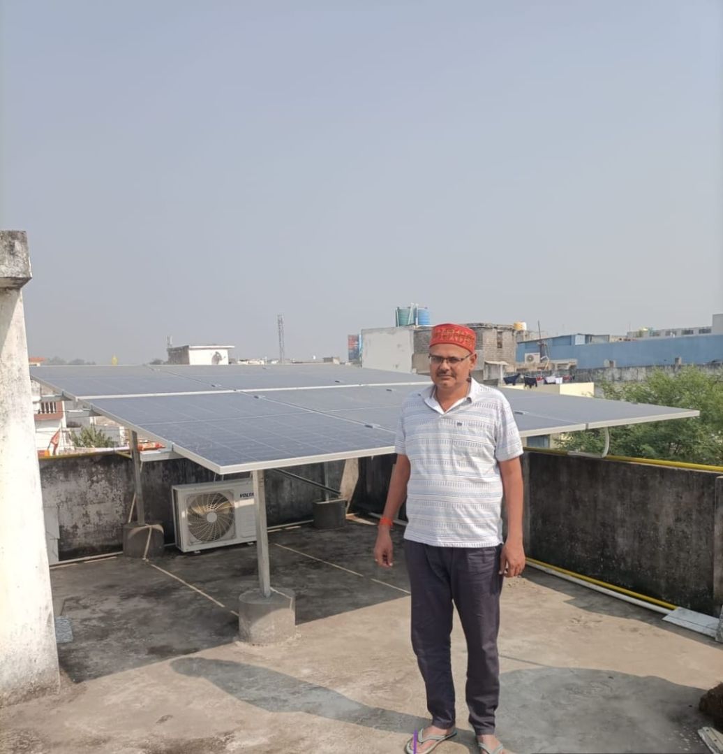 प्रधानमंत्री सूर्यघर मुफ्त बिजली योजना: जितेन्द्र साहू को बिजली बिल से मिली राहत, माइनस 429 आया बिजली बि